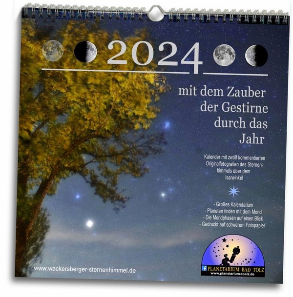 Astro-Fotokalender 2024 - mit dem Zauber der Gestirne durch das Jahr